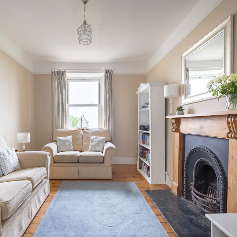 The comfortable sitting room