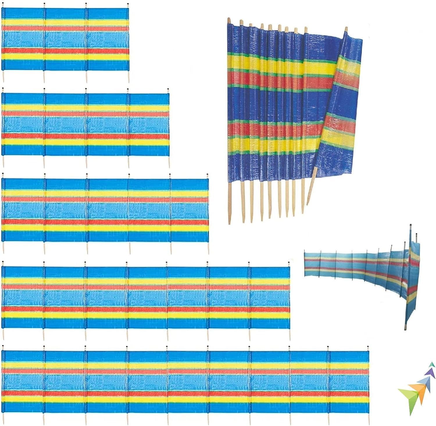 Classic Striped Beach Windbreak